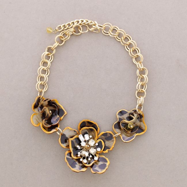 RESIN FLOWER CHOKER