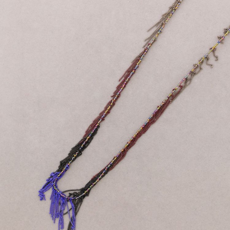 COLLAR LARGO CADENA FLECOS 2
