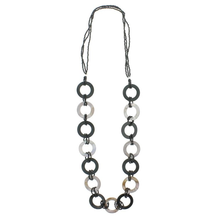 COLLAR LARGO CUENTAS NÁCAR 2