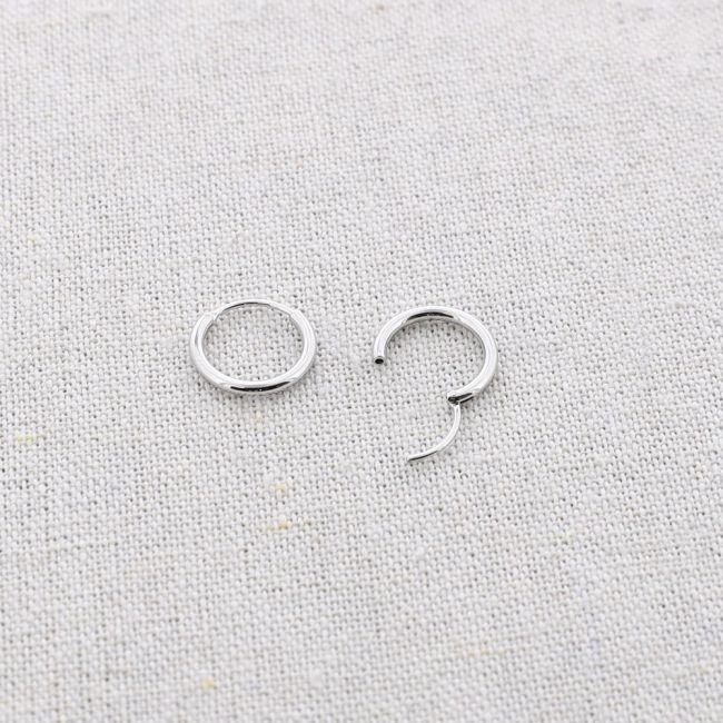 PENDIENTES ACERO ARO 13MM