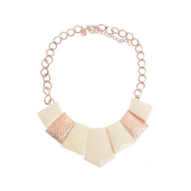 METAL RESIN SHORT NECKLACE