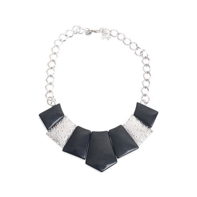 METAL RESIN SHORT NECKLACE