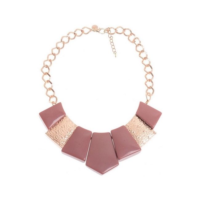 METAL RESIN SHORT NECKLACE