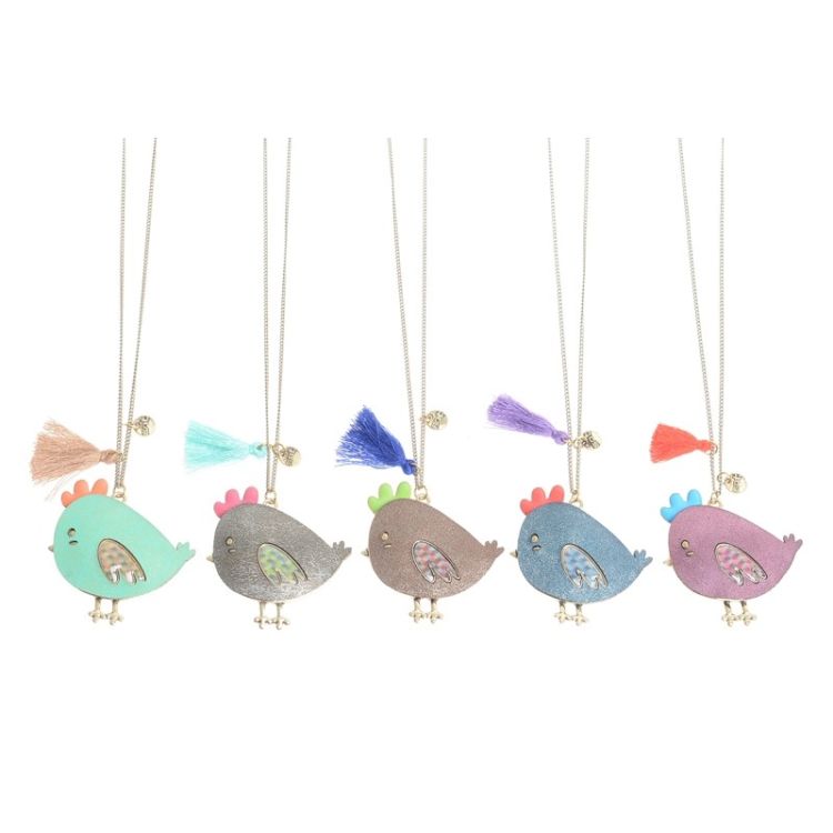 COLLAR LARGO COLG. METAL ESTAMPADO 2
