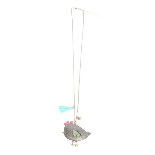 COLLAR LARGO COLG. METAL ESTAMPADO