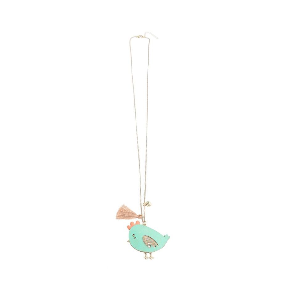 COLLAR LARGO COLG. METAL ESTAMPADO