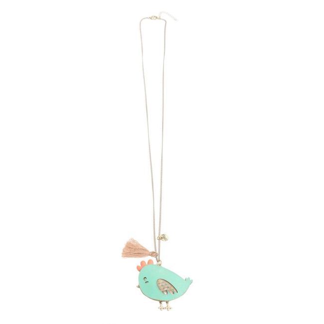 COLLAR LARGO COLG. METAL ESTAMPADO