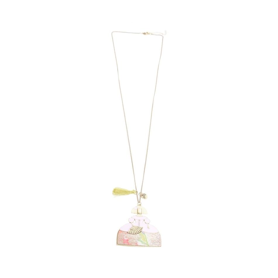 COLLAR LARGO COLG. METAL ESTAMPADO