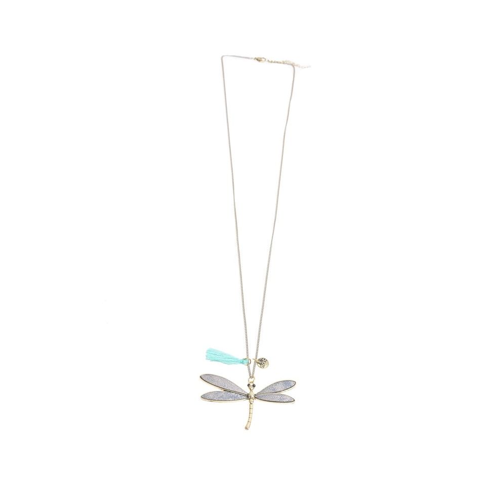 COLLAR LARGO COLG. METAL ESTAMPADO