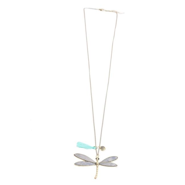COLLAR LARGO COLG. METAL ESTAMPADO