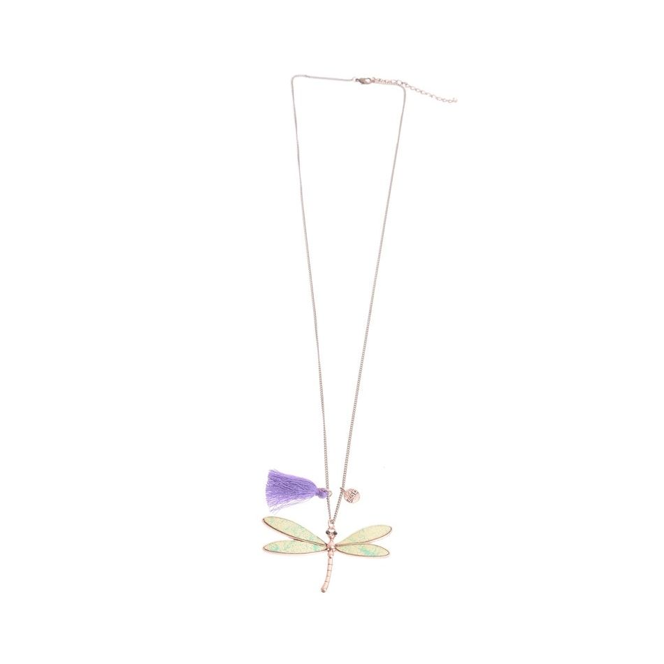 COLLAR LARGO COLG. METAL ESTAMPADO