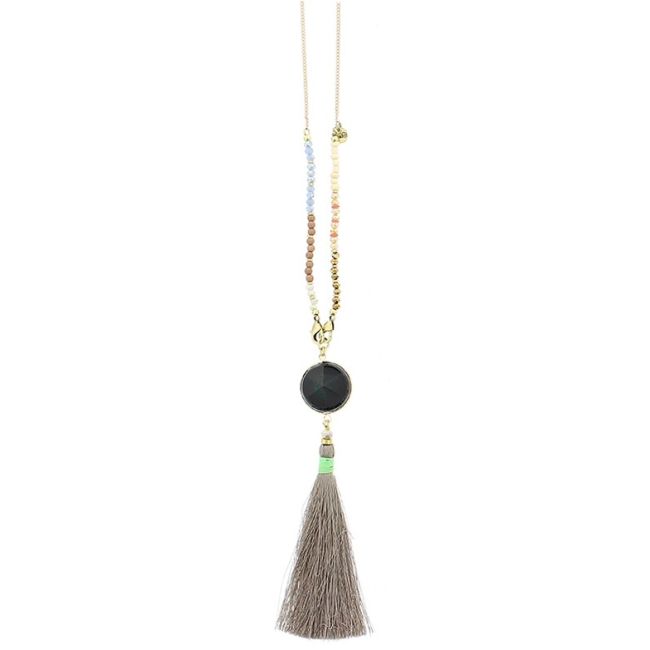 LONG NECKLACE WITH FRINGE