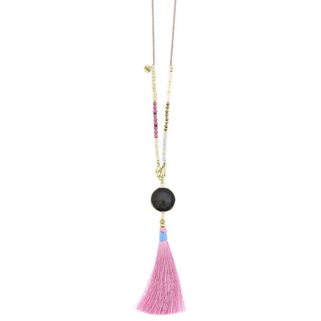 COLLAR LARGO COLG. FLECO