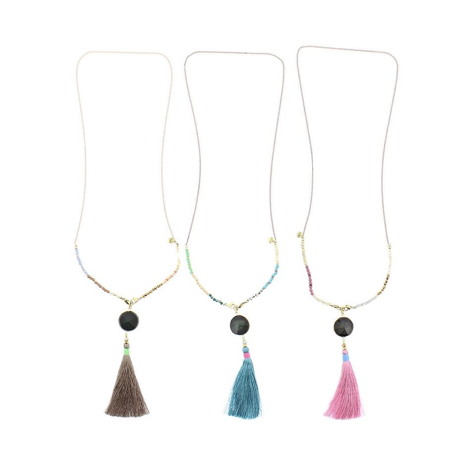 LONG NECKLACE WITH FRINGE