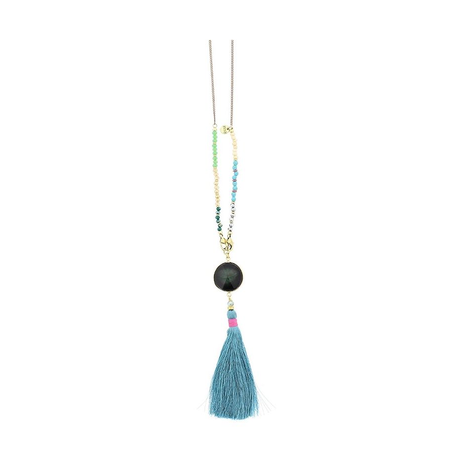 LONG NECKLACE WITH FRINGE