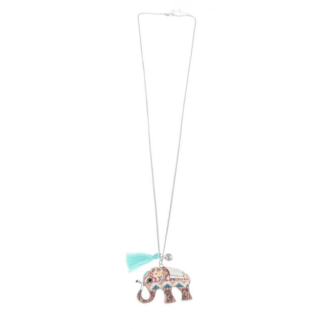 COLLAR LARGO COLG. METAL ESTAMPADO