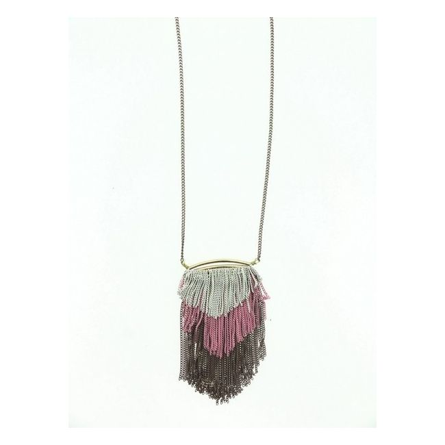 LONG NECKLACE WITH FRINGES