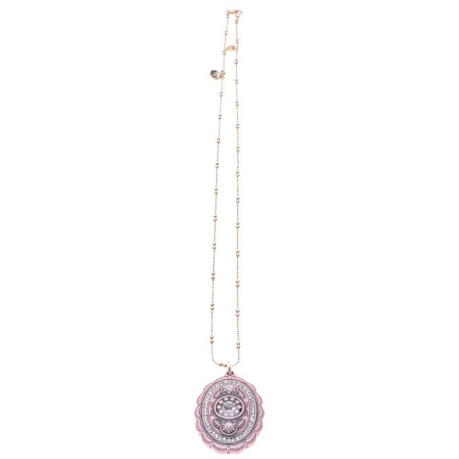 LONG RESIN PENDANT NECKLACE