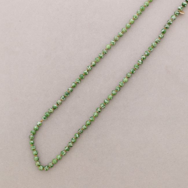 LONG NECKLACE WITH KNOTS BALLS 1.2M*8MM