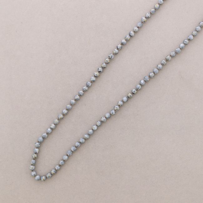 COLLAR LARGO BOLAS NUDOS 1.2M*8MM