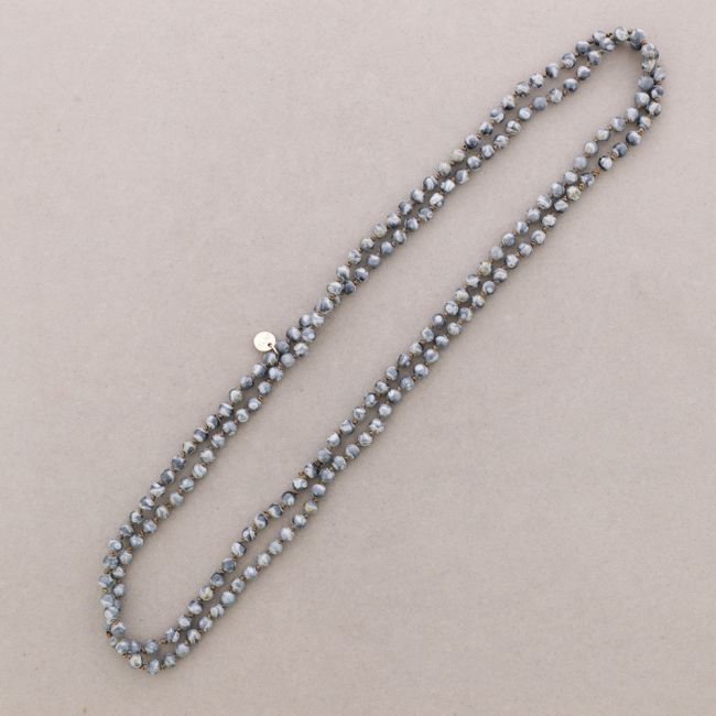 LONG NECKLACE WITH KNOT BALLS 1.5M*6MM
