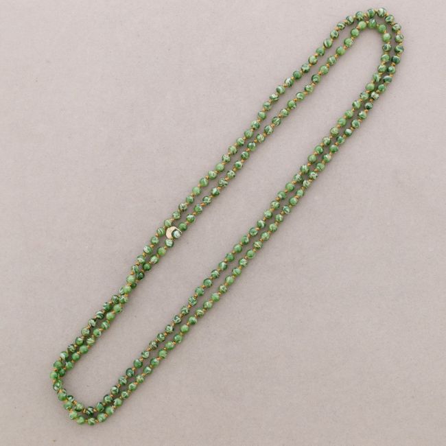 LONG NECKLACE WITH KNOT BALLS 1.5M*6MM