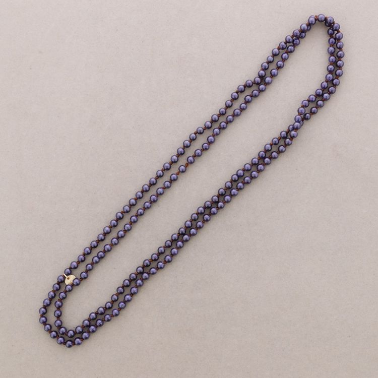 LONG NECKLACE WITH KNOT BALLS 1.5M*6MM