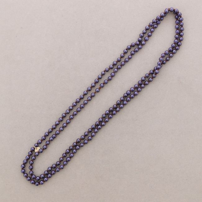 COLLAR LARGO BOLAS NUDO 1.5M*6MM