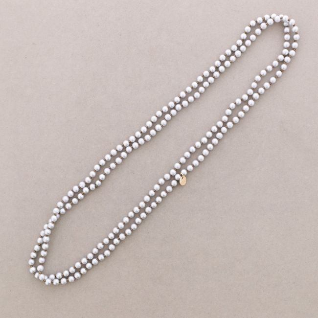 LONG NECKLACE WITH KNOT BALLS 1.5M*6MM