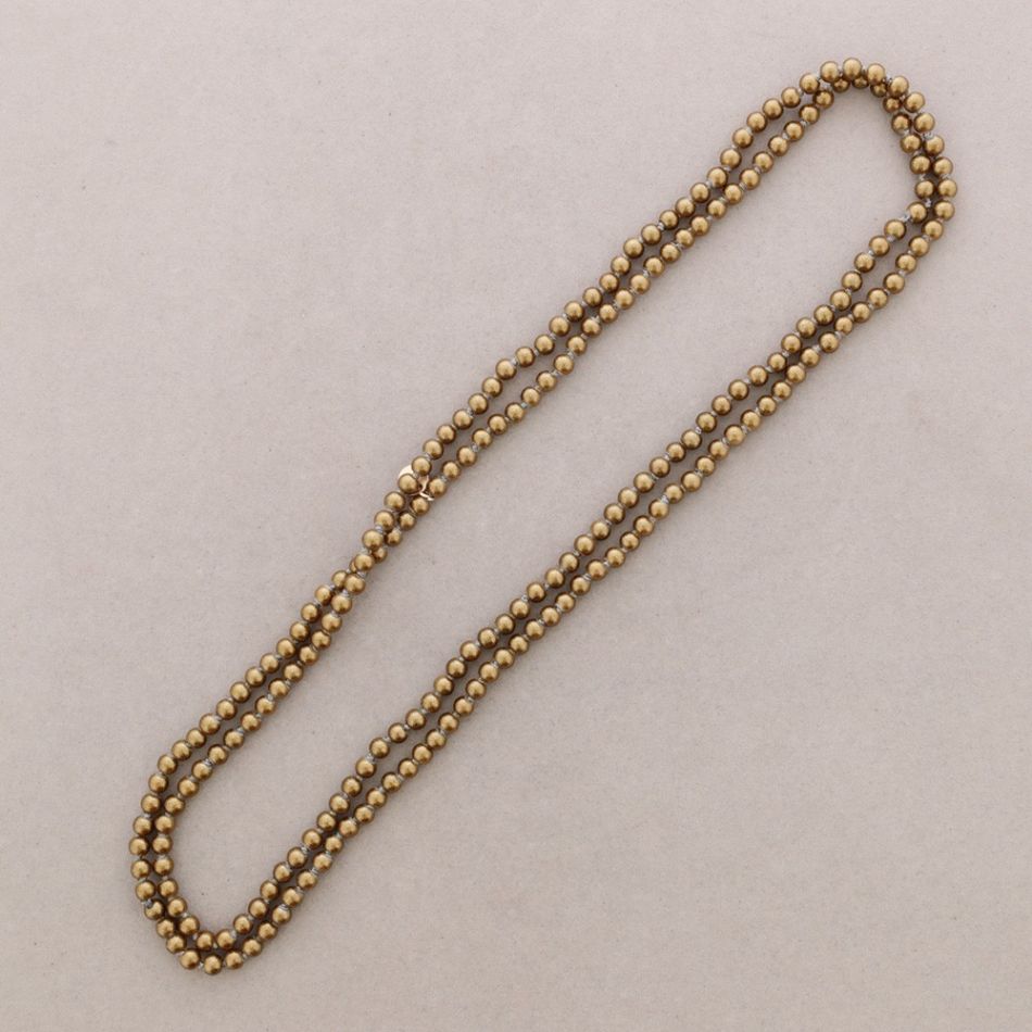 COLLAR LARGO BOLAS NUDO 1.5M*6MM