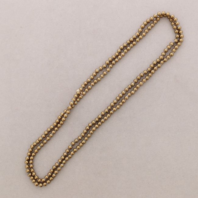 COLLAR LARGO BOLAS NUDO 1.5M*6MM