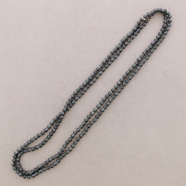 COLLAR LARGO BOLAS NUDO 1.5M*6MM