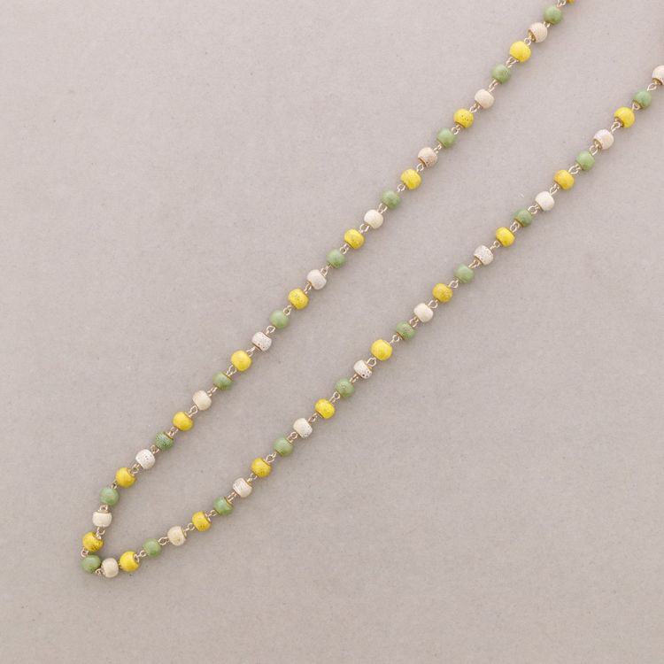 LONG NECKLACE WITH KNOT BALLS 1.2M*8MM