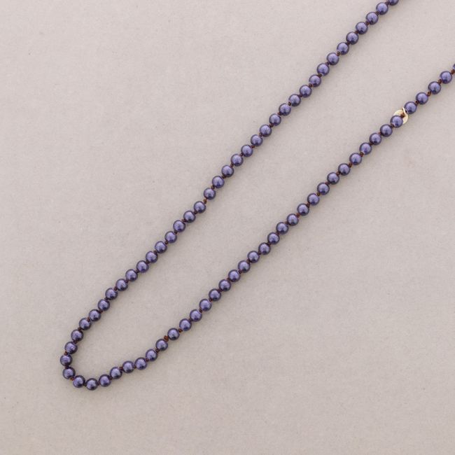 COLLAR LARGO BOLAS NUDOS 1.2M*8MM