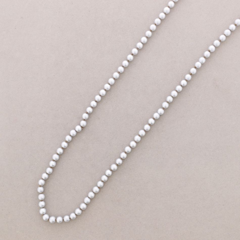LONG NECKLACE WITH KNOTS BALLS 1.2M*8MM