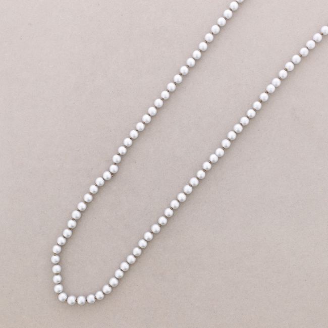 LONG NECKLACE WITH KNOTS BALLS 1.2M*8MM