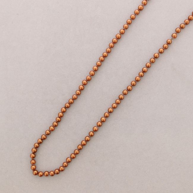 LONG NECKLACE WITH KNOTS BALLS 1.2M*8MM