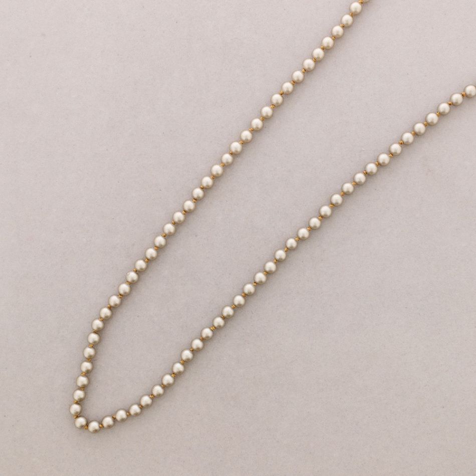 COLLAR LARGO BOLAS NUDOS 1.2M*8MM