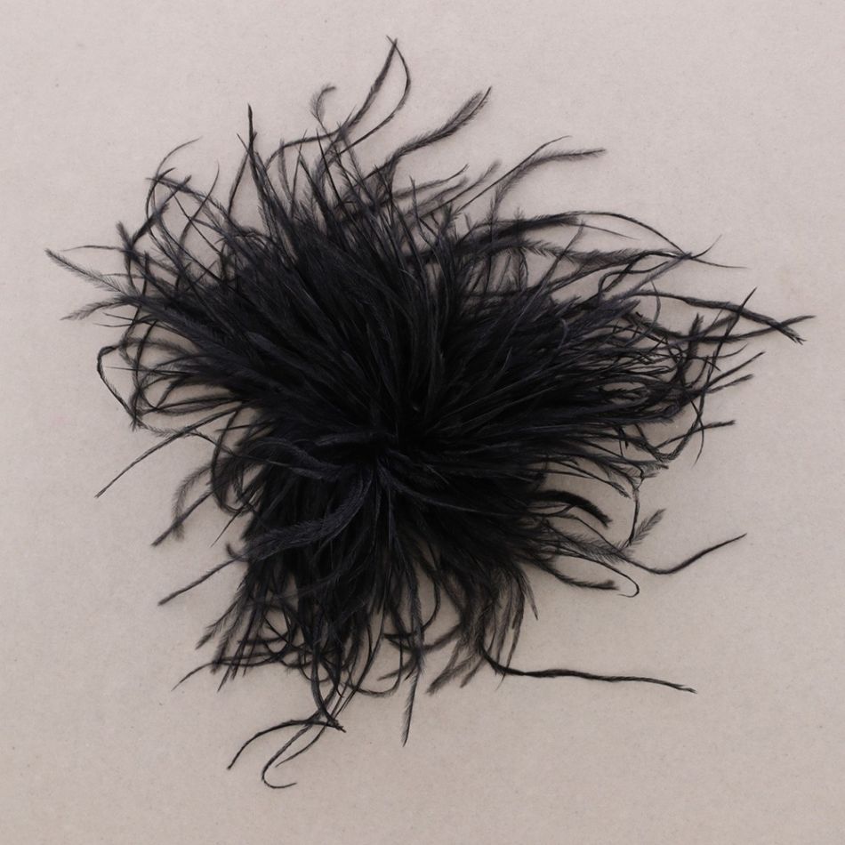BROCHE PLUMAS AVESTRUZ 10-15CM