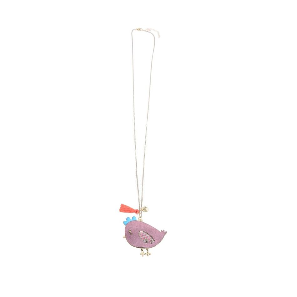 COLLAR LARGO COLG. METAL ESTAMPADO