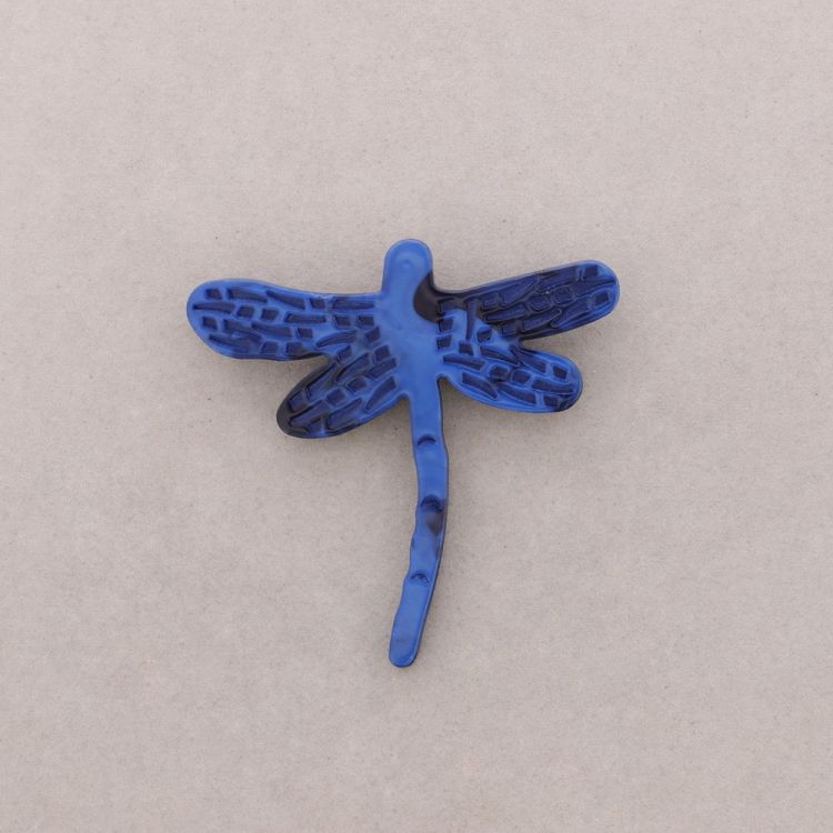 BROOCH WITH RESIN DRAGONFLY