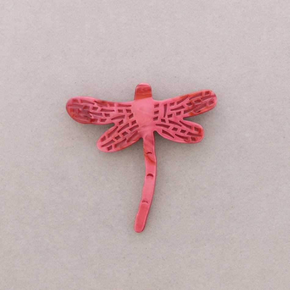 BROOCH WITH RESIN DRAGONFLY