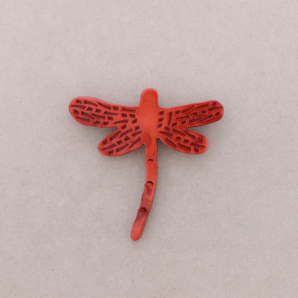 BROOCH WITH RESIN DRAGONFLY