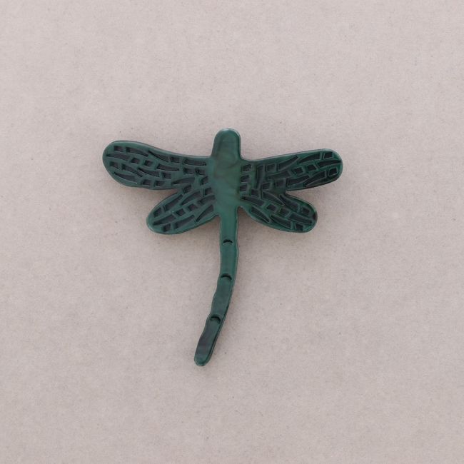 BROOCH WITH RESIN DRAGONFLY