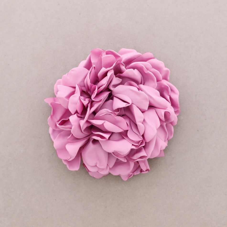 FABRIC FLOWER BROOCH 15CM