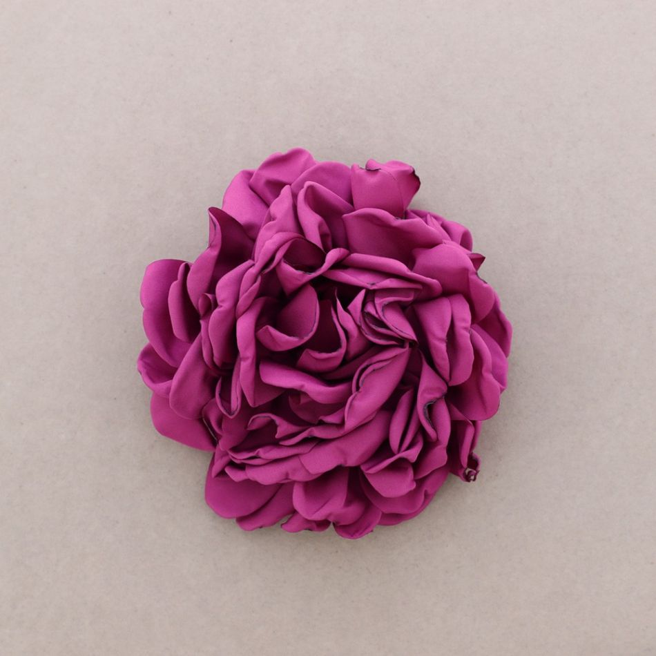 BROCHE FLOR TELA 15CM