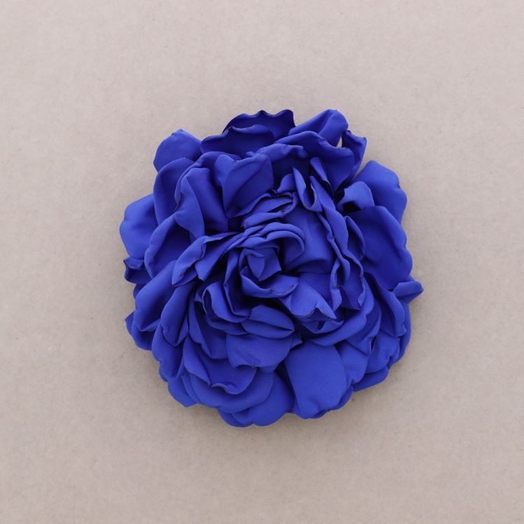 FABRIC FLOWER BROOCH 15CM