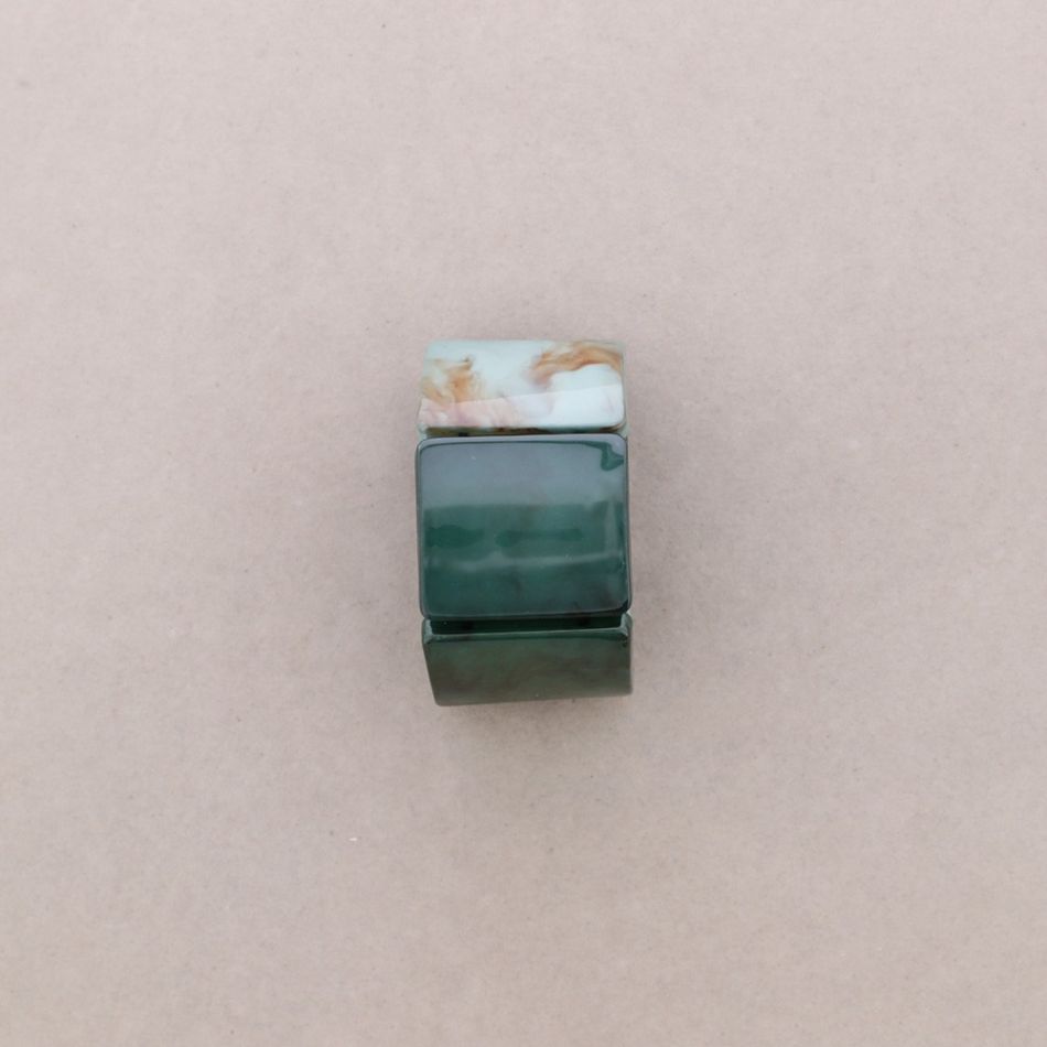 RESIN BEAD ELASTIC BRACELET
