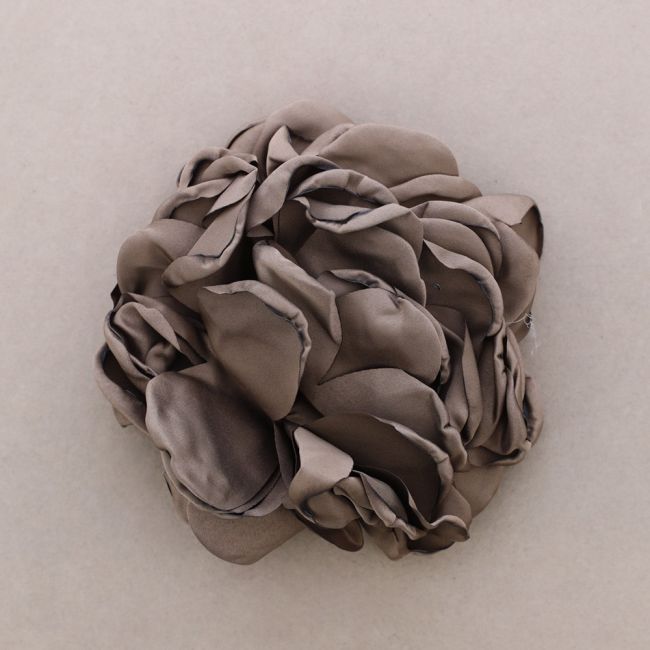 FABRIC FLOWER BROOCH 16CM