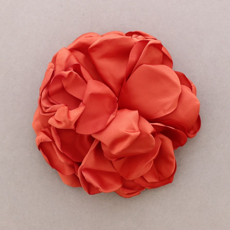 BROCHE FLOR TELA 16CM